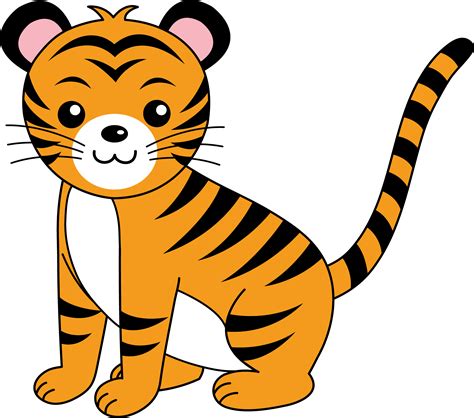 tiger cute images|free clip art tiger.